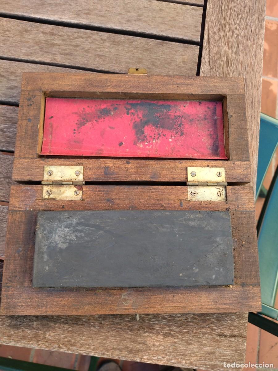 Antig&uuml;edades: Piedra al aceite para afilado - Foto 1