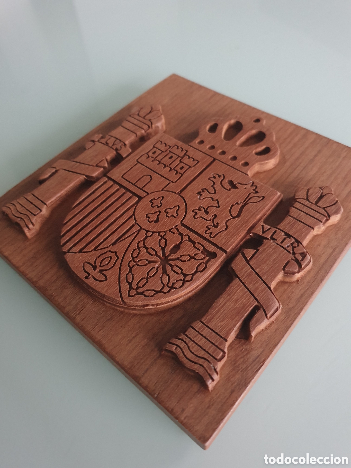 Antig&uuml;edades: Escudo tallado de Espa&ntilde;a - Foto 2