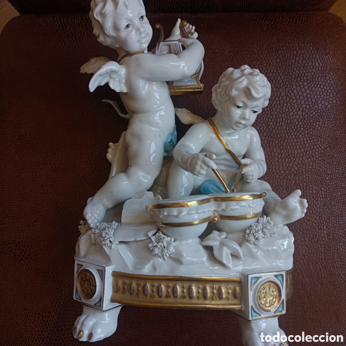 Antig&uuml;edades: Conjunto de &aacute;ngeles de alcora - Foto 1