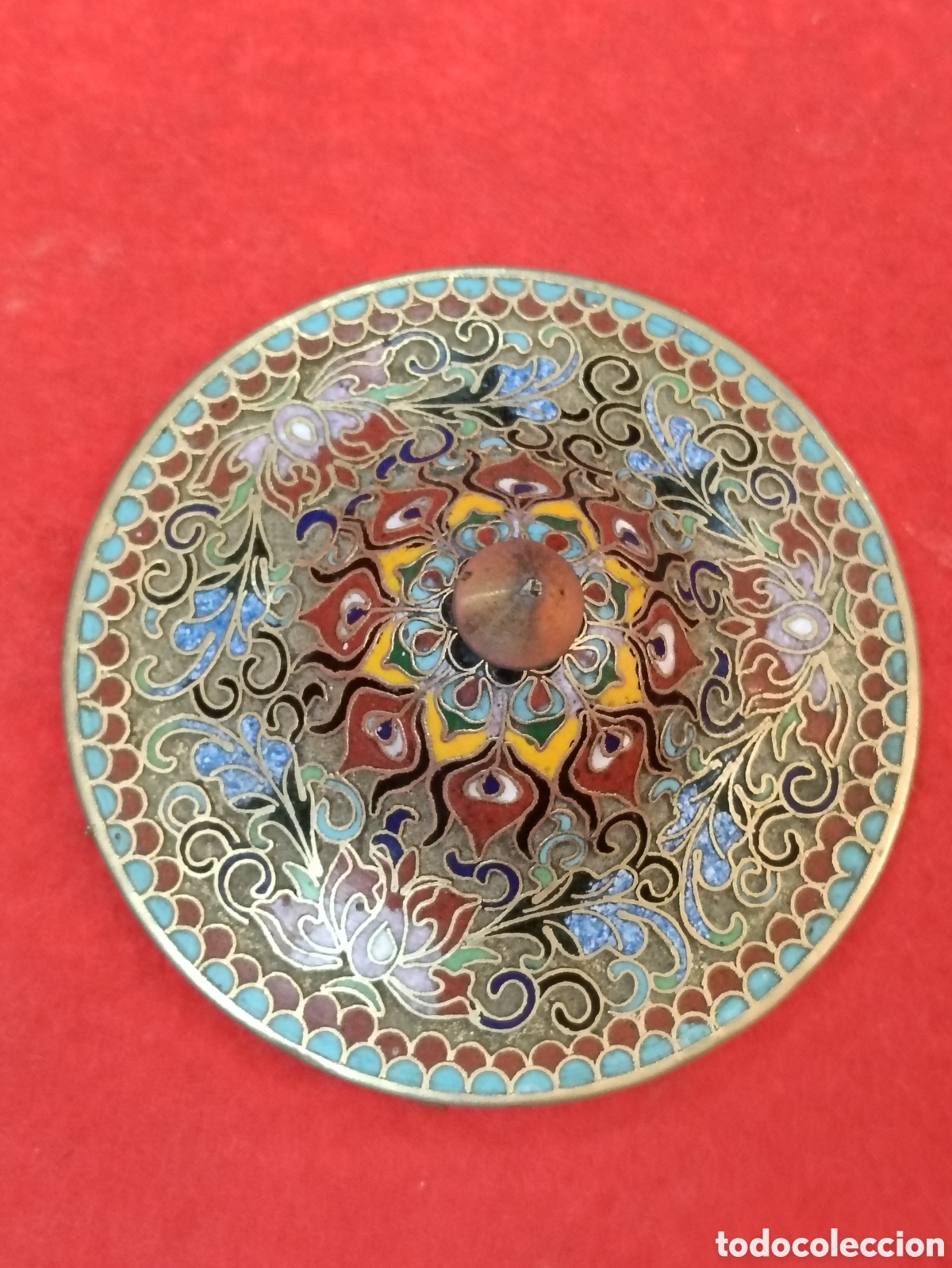Antig&uuml;edades: CUENCO ESMALTE CLOISONNE 20CM ALTO. - Foto 5