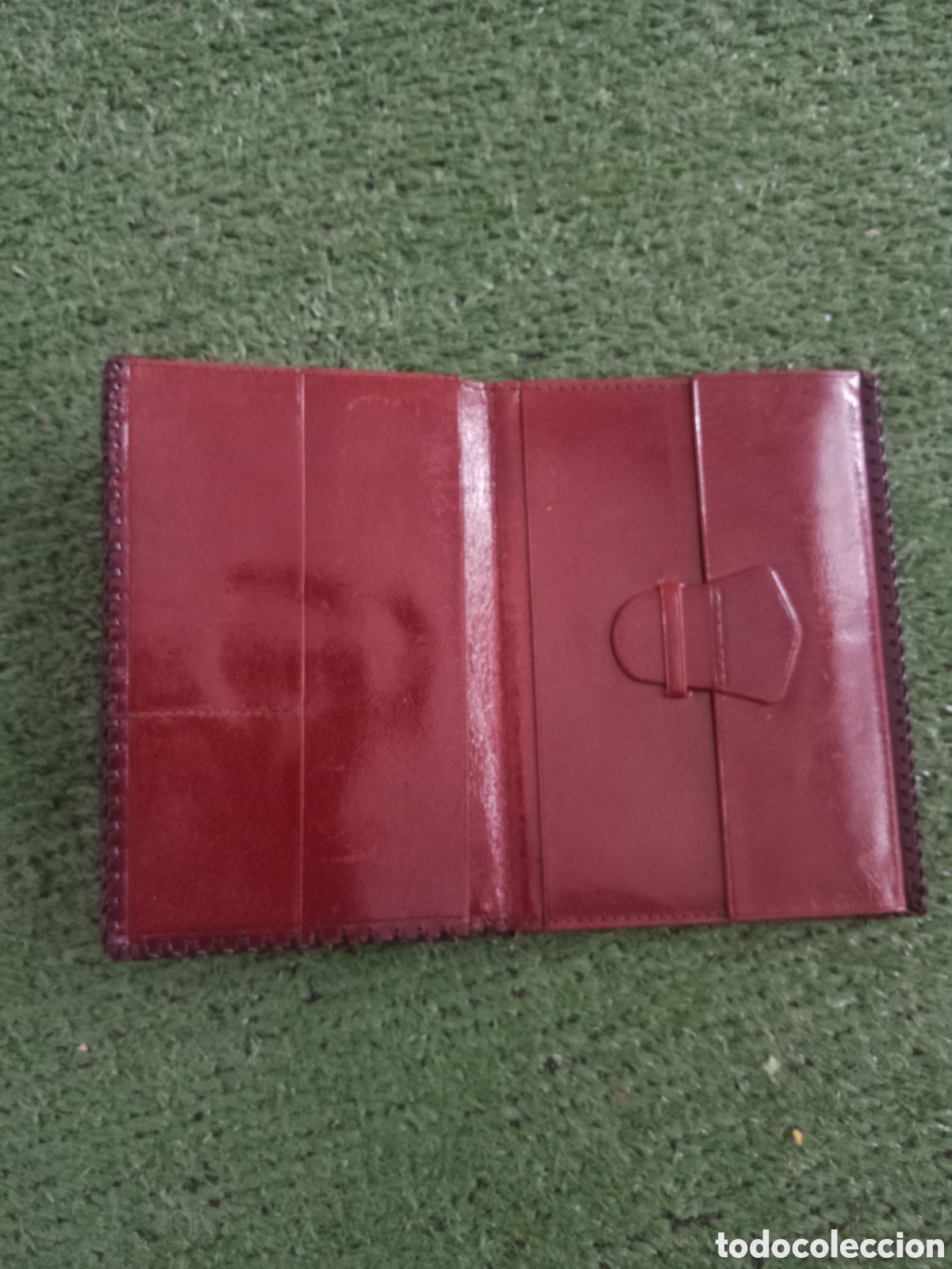 Antig&uuml;edades: Cartera de piel repujada - Foto 3