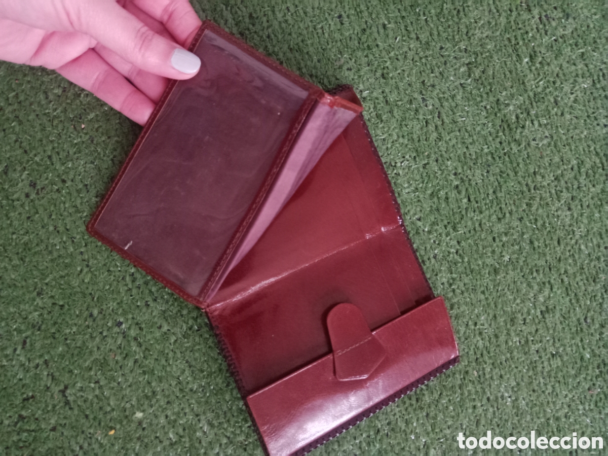 Antig&uuml;edades: Cartera de piel repujada - Foto 4