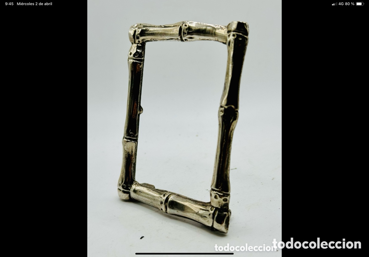 Antig&uuml;edades: Antiguo Marco Plateado - Foto 3