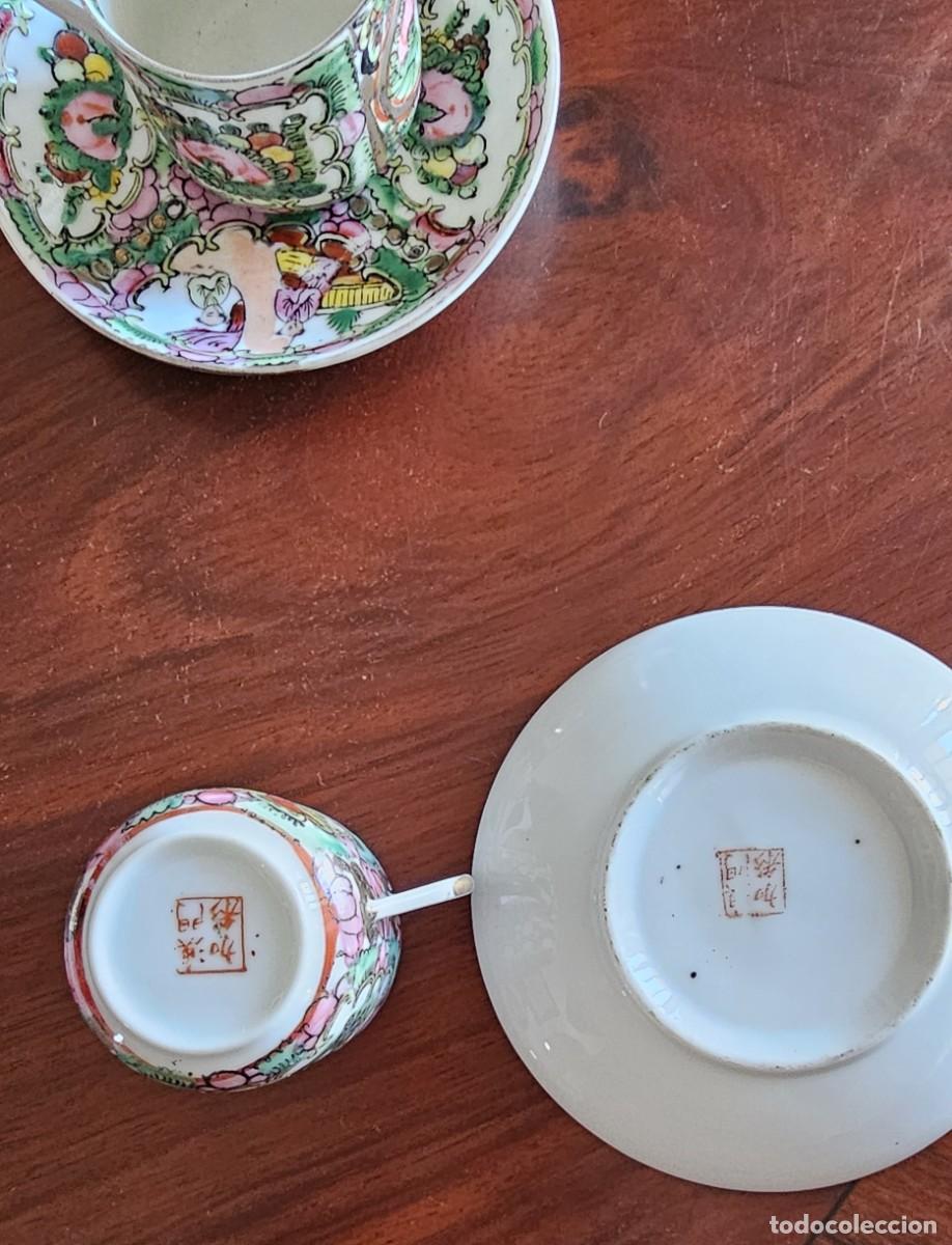 Antig&uuml;edades: JUEGO DE CAFE PORCELANA - Foto 4