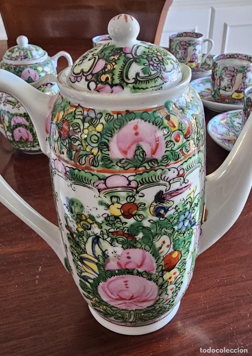 Antig&uuml;edades: JUEGO DE CAFE PORCELANA - Foto 5