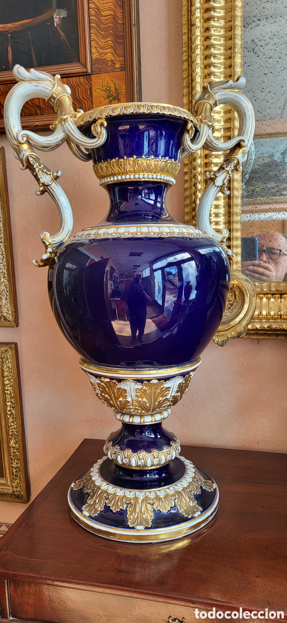 Antig&uuml;edades: Grandes jarrones MEISSEN XIX - Foto 2