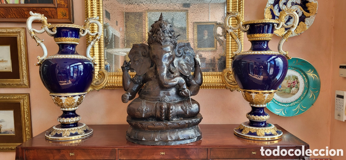 Antig&uuml;edades: Grandes jarrones MEISSEN XIX - Foto 3