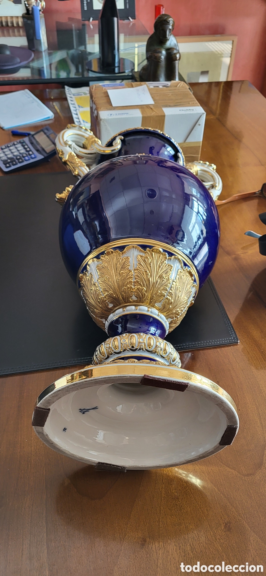 Antig&uuml;edades: Grandes jarrones MEISSEN XIX - Foto 5