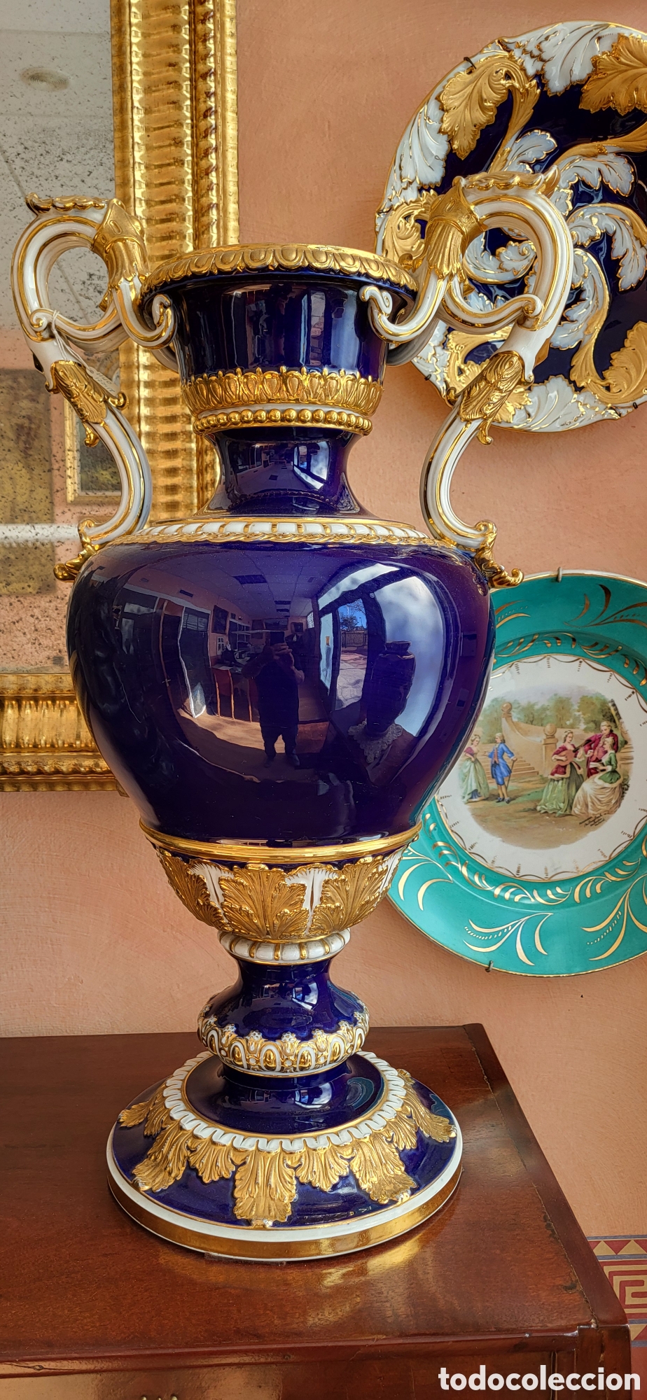 Antig&uuml;edades: Grandes jarrones MEISSEN XIX - Foto 1