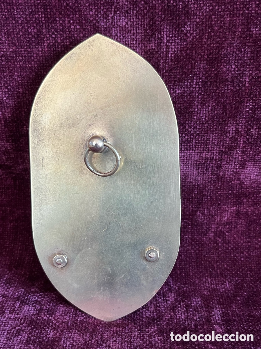 Antig&uuml;edades: Benditera, m&aacute;rmol bronce y ba&ntilde;o de plata - Foto 3