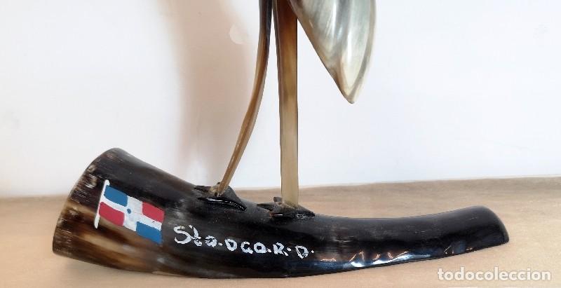Antig&uuml;edades: Figura P&aacute;jaro Tallado - Foto 5
