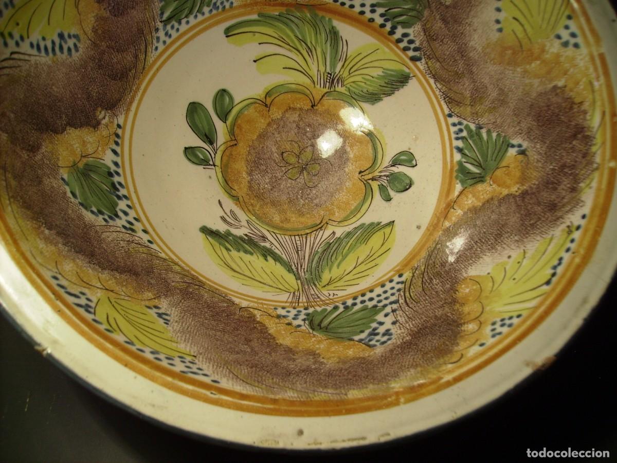 Antig&uuml;edades: ROTUNDO PLATO &ndash; CUENCO DE RIBESALBES XIX - Foto 6