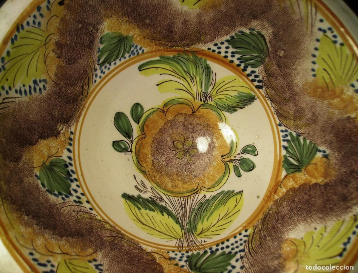 Antig&uuml;edades: ROTUNDO PLATO &ndash; CUENCO DE RIBESALBES XIX - Foto 7