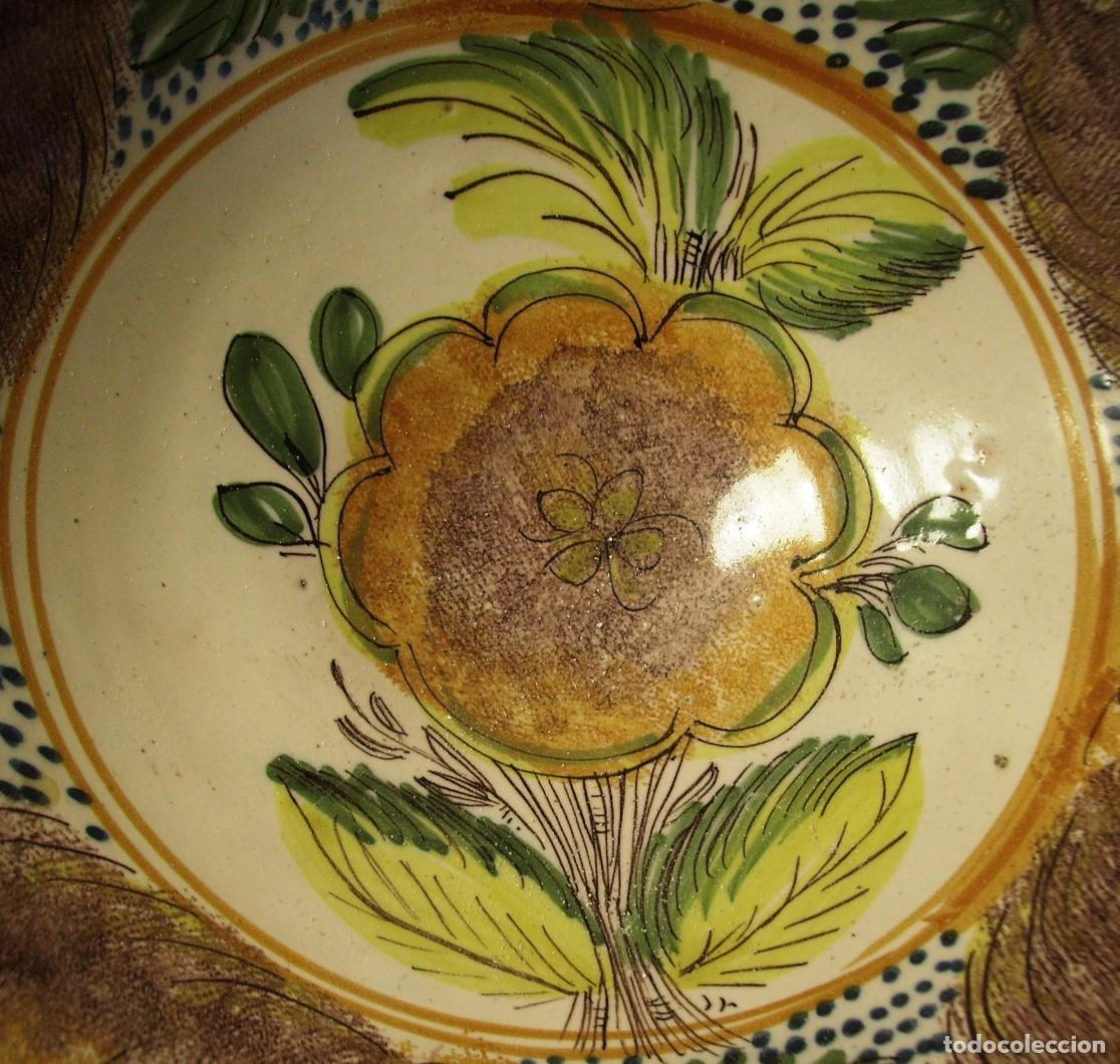 Antig&uuml;edades: ROTUNDO PLATO &ndash; CUENCO DE RIBESALBES XIX - Foto 8
