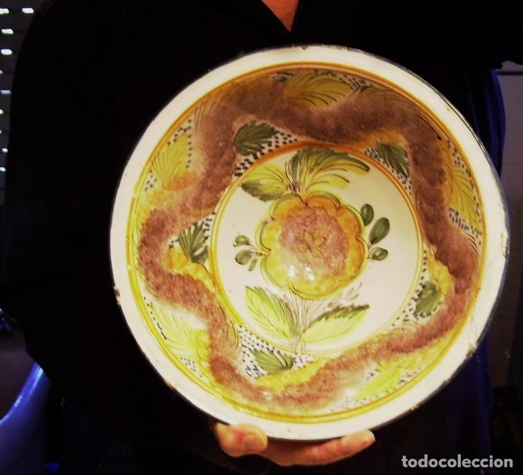 Antig&uuml;edades: ROTUNDO PLATO &ndash; CUENCO DE RIBESALBES XIX - Foto 12