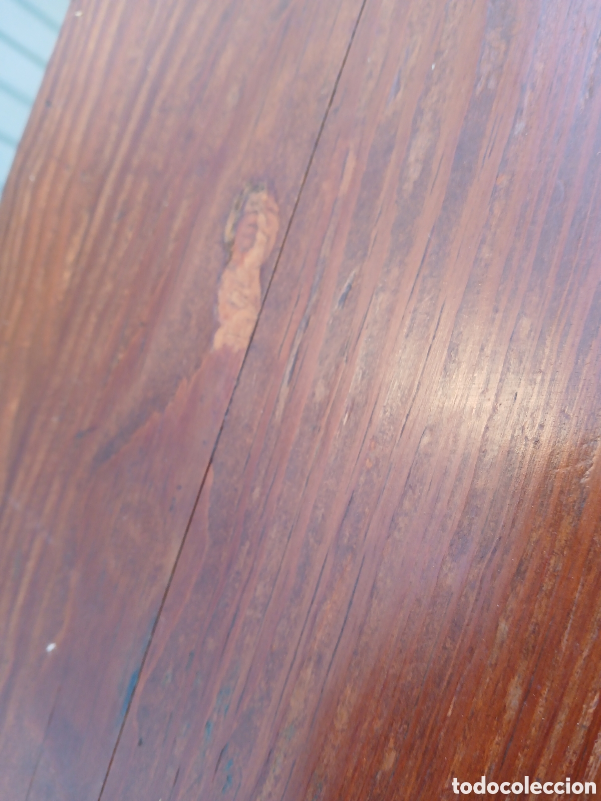 Antig&uuml;edades: Mesa madera alas plegable cocina tocinera - Foto 4
