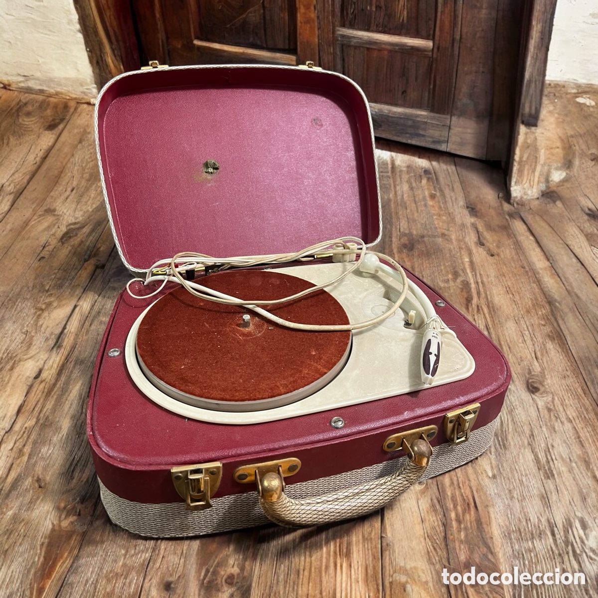 Antig&uuml;edades: Tocadiscos pick up a&ntilde;os 50-60 - Foto 1