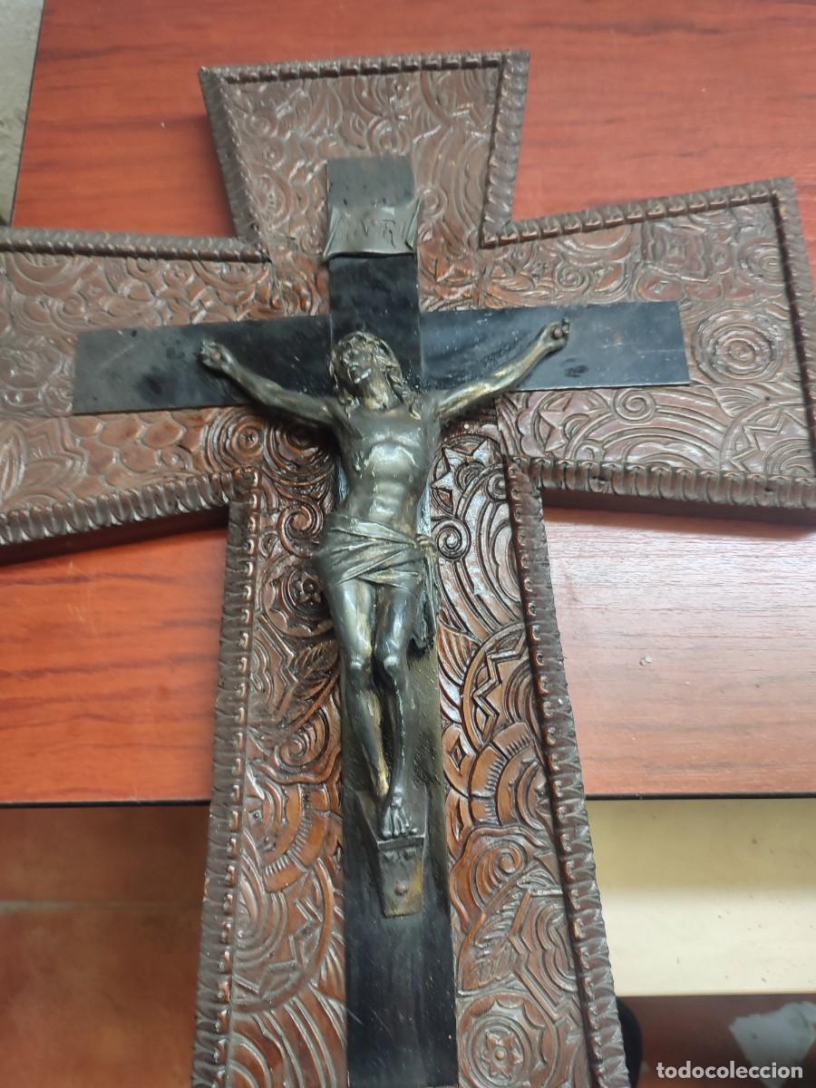 Antig&uuml;edades: ANTIGUO CRUCIFIJO - Foto 8