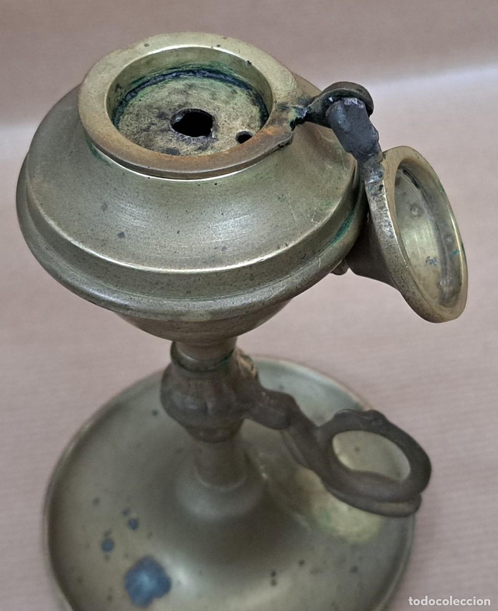 Antig&uuml;edades: Candil de bronce, siglo XIX - Foto 2