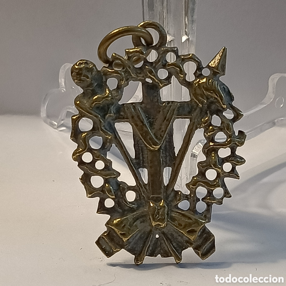 Antig&uuml;edades: Medalla de bronce de la Cruz, S. XVIII. - Foto 1