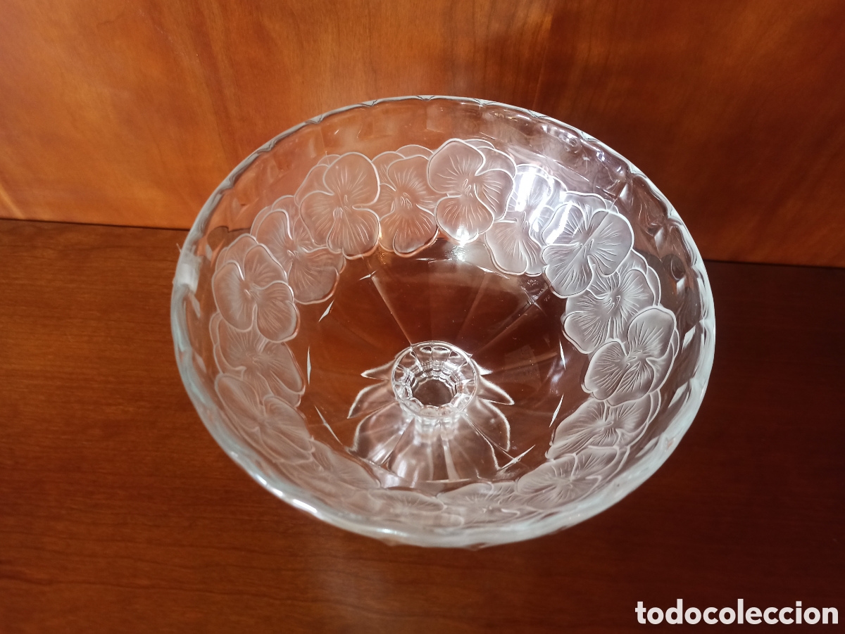 Antig&uuml;edades: Centro de Mesa de Cristal de Bohemia - Foto 5