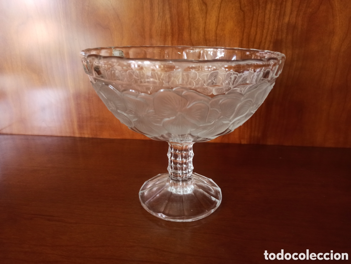 Antig&uuml;edades: Centro de Mesa de Cristal de Bohemia - Foto 9