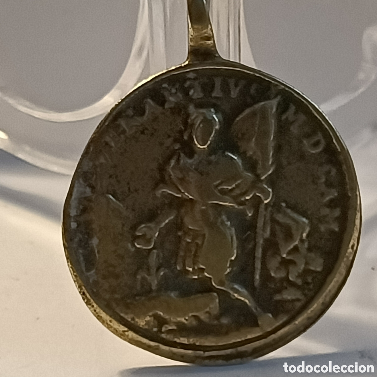 Antig&uuml;edades: Medalla de bronce de &iquest;San Anastasio?, S. XVII. - Foto 3