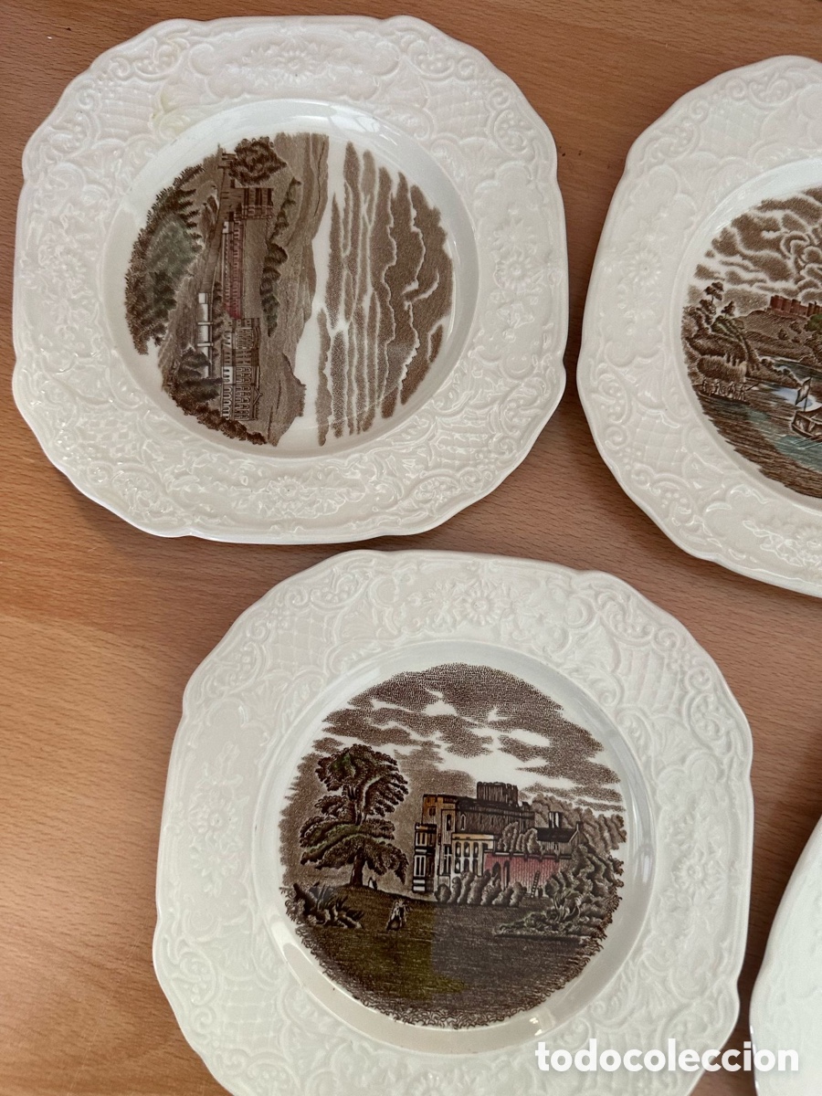 Antig&uuml;edades: Johnson Bros England lote de platos - Foto 2