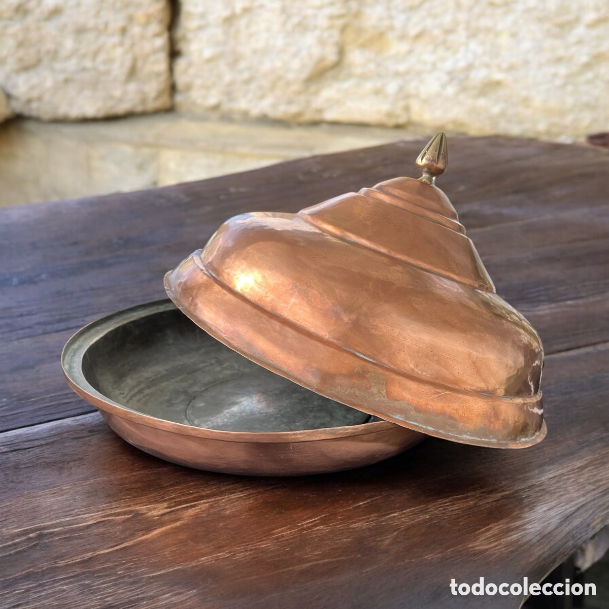 Antig&uuml;edades: Servidor de cobre antiguo - Foto 3
