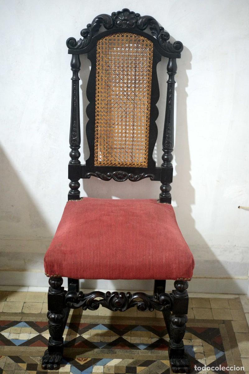 Antig&uuml;edades: Sillas antiguas de caoba - Foto 1