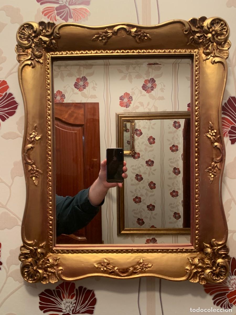 Antig&uuml;edades: ESPEJOS; MODELO CLASSIC, RECTANGULAR EN MADERA, DE ESTILO ROCOCO. - Foto 4