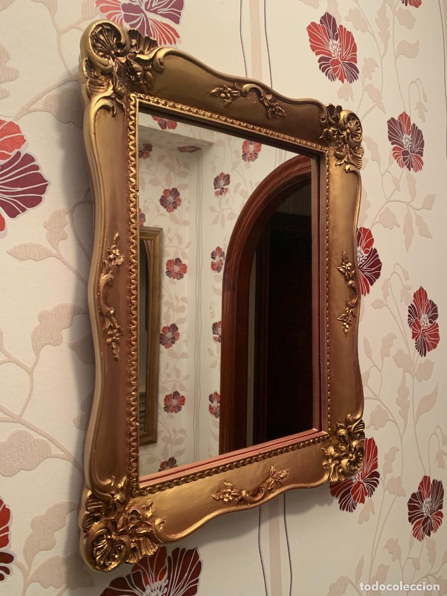 Antig&uuml;edades: ESPEJOS; MODELO CLASSIC, RECTANGULAR EN MADERA, DE ESTILO ROCOCO. - Foto 5