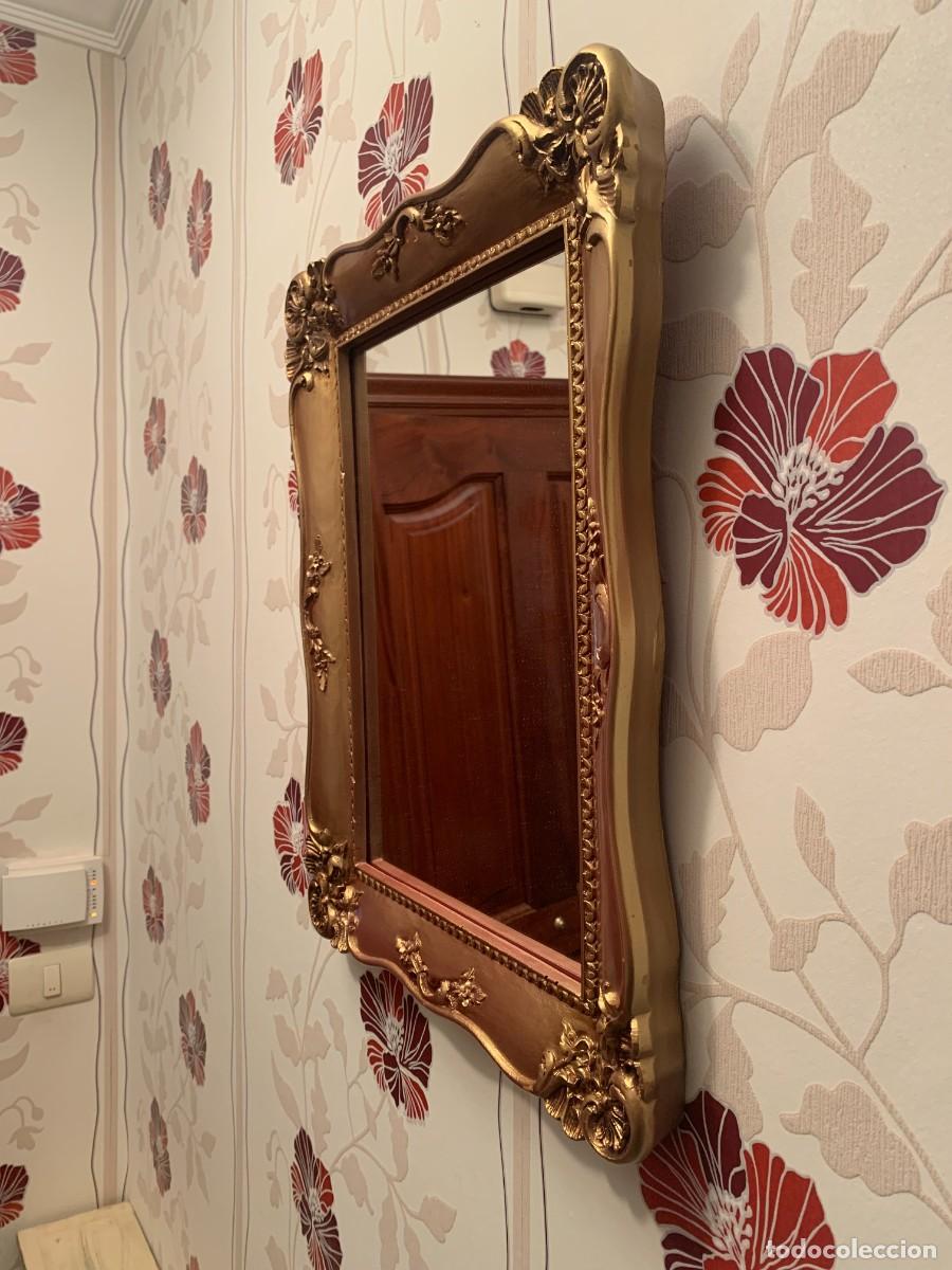 Antig&uuml;edades: ESPEJOS; MODELO CLASSIC, RECTANGULAR EN MADERA, DE ESTILO ROCOCO. - Foto 8