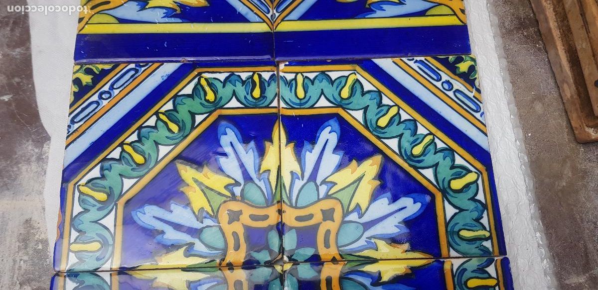 Antig&uuml;edades: CUADRO DE AZULEJOS MODERNISTAS - Foto 2