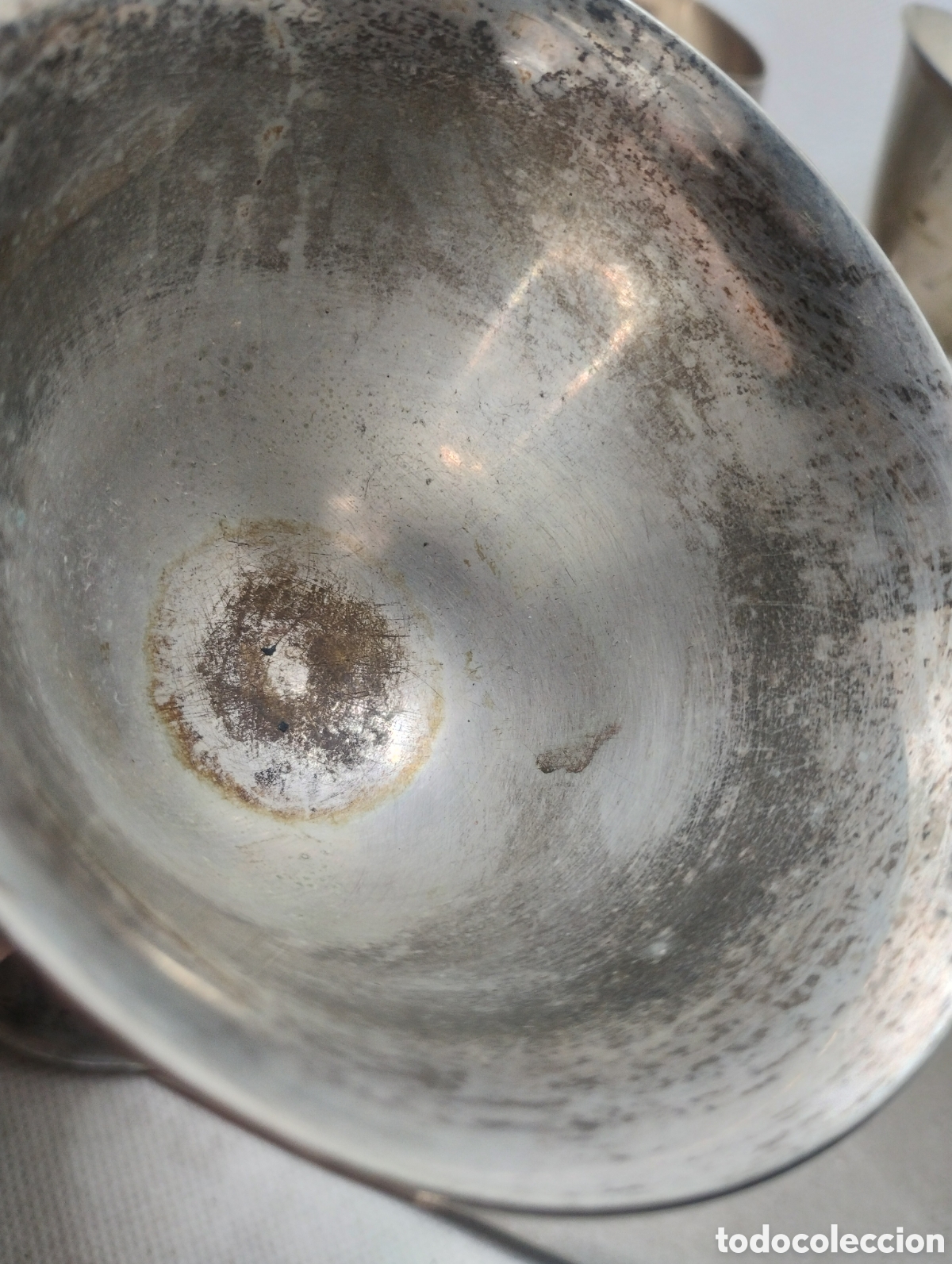 Antig&uuml;edades: Doce copas en alpaca plateada - Foto 14