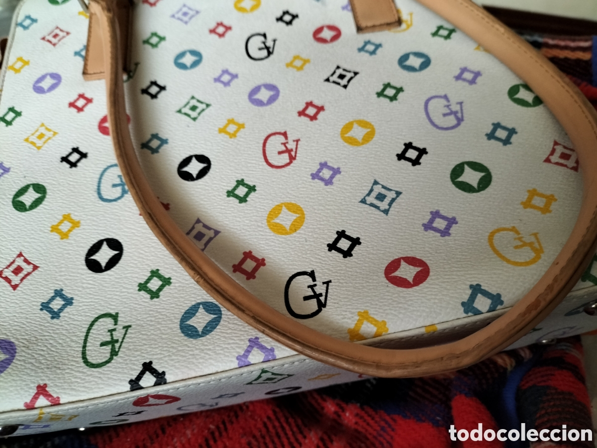Antig&uuml;edades: Bolso GV, material sint&eacute;tico verano - Foto 4