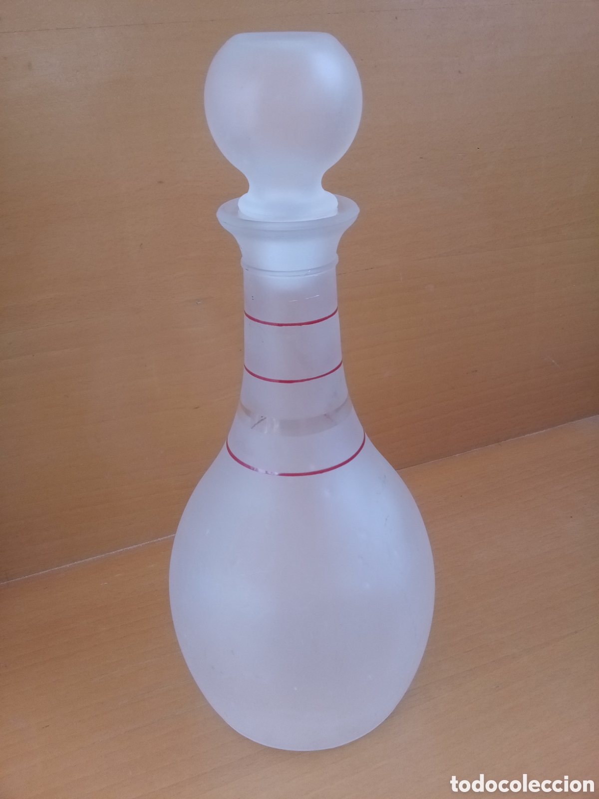 Antig&uuml;edades: BOTELLA LICOR DE CRISTAL AL &Aacute;CIDO - LICORERA - Foto 1