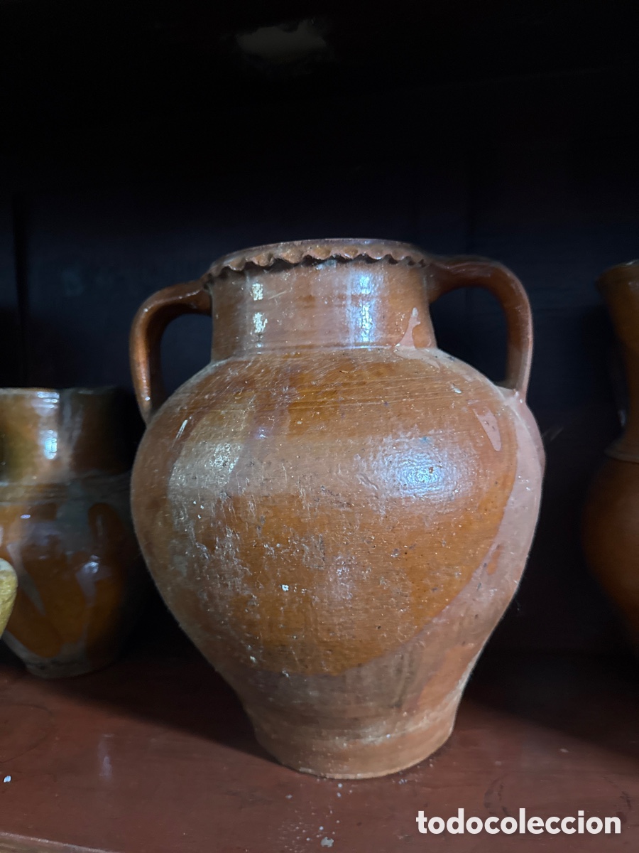 Antig&uuml;edades: Olla antigua de barro - Foto 1