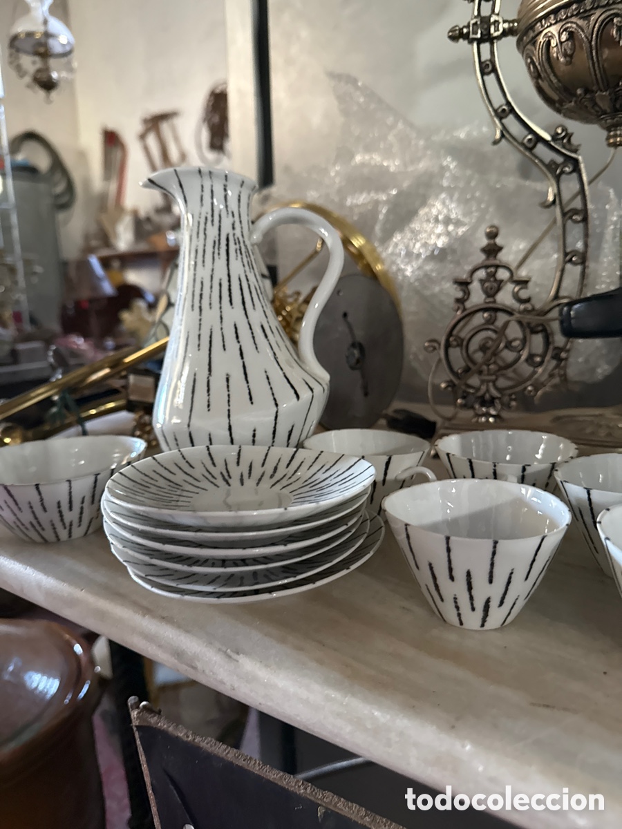 Antig&uuml;edades: JUEGO DE CAF&Eacute; CASTRO SARGADELOS COMPLETO - Foto 5