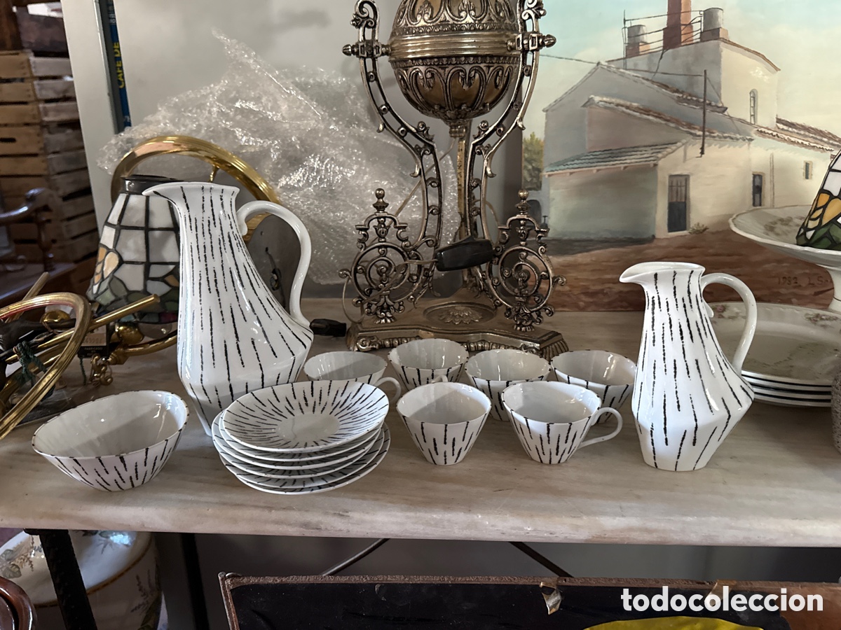 Antig&uuml;edades: JUEGO DE CAF&Eacute; CASTRO SARGADELOS COMPLETO - Foto 1