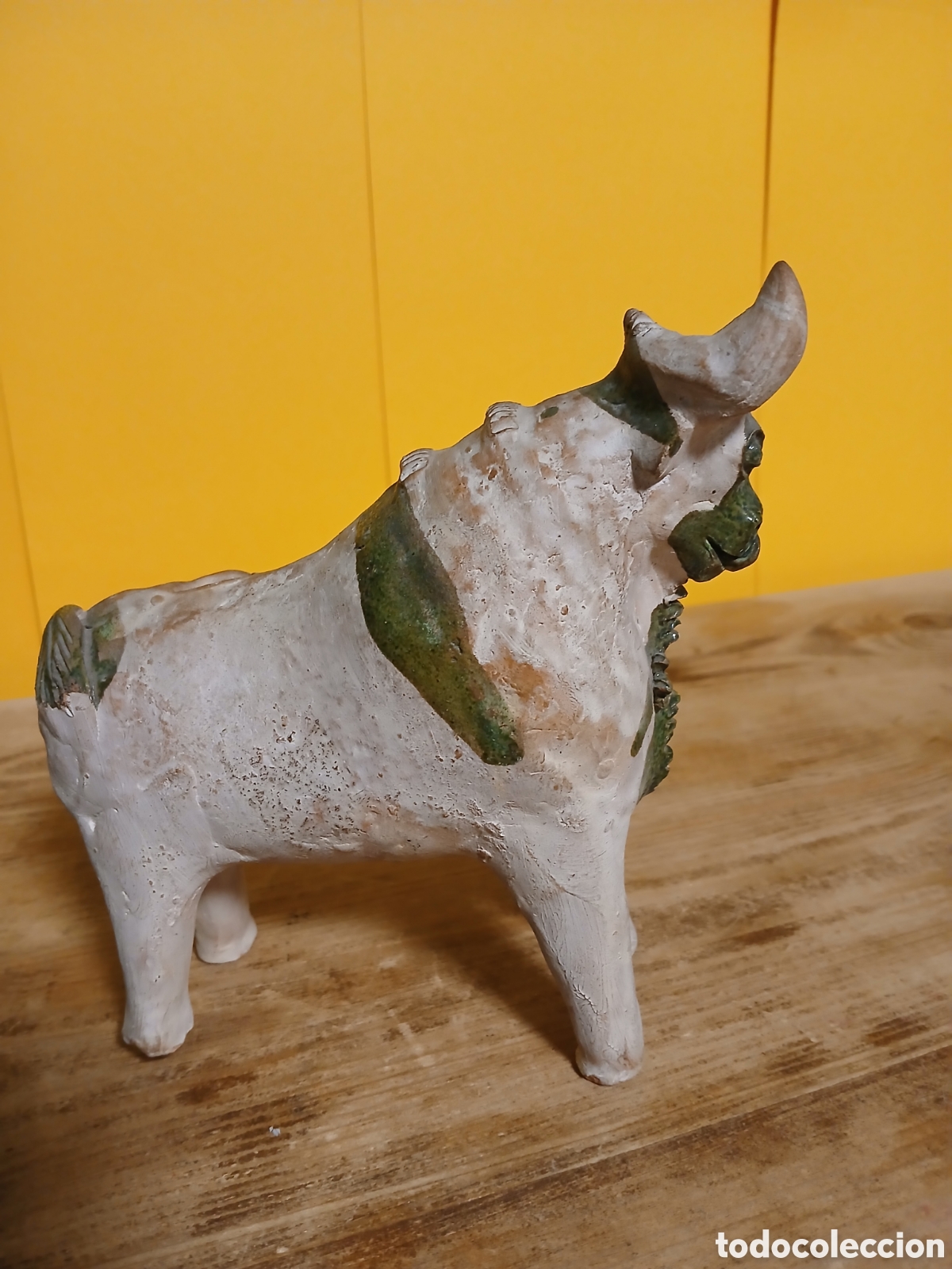 Antig&uuml;edades: Toro cer&aacute;mica popular - Foto 1