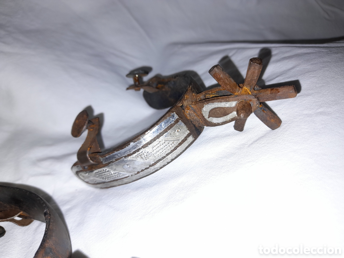 Antig&uuml;edades: Antiguas espuelas charras. - Foto 2
