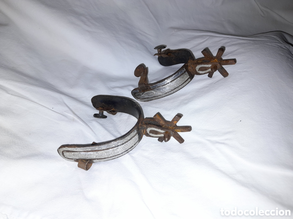 Antig&uuml;edades: Antiguas espuelas charras. - Foto 1