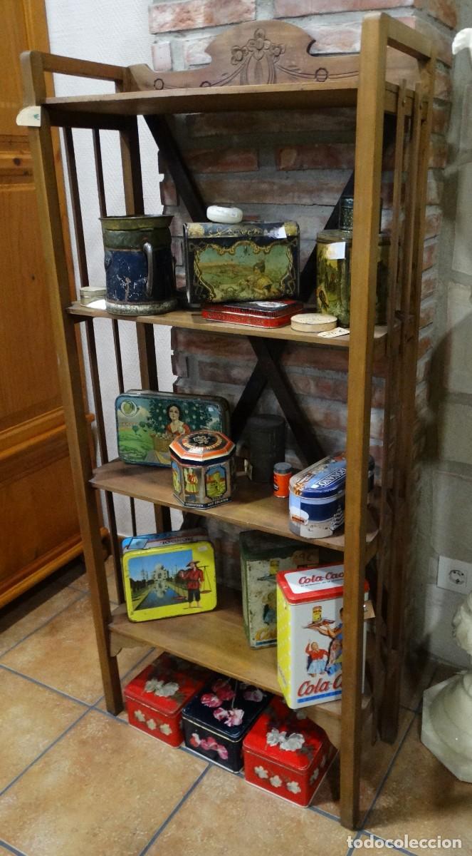 Antig&uuml;edades: ESTANTER&Iacute;A ART-DECO MADERA - Foto 1
