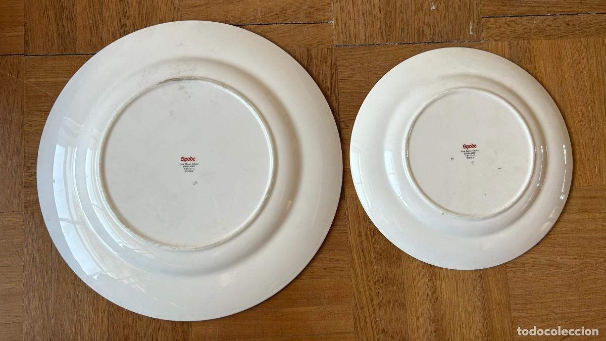 Antig&uuml;edades: Dos platos de porcelana inglesa Spode - Foto 2