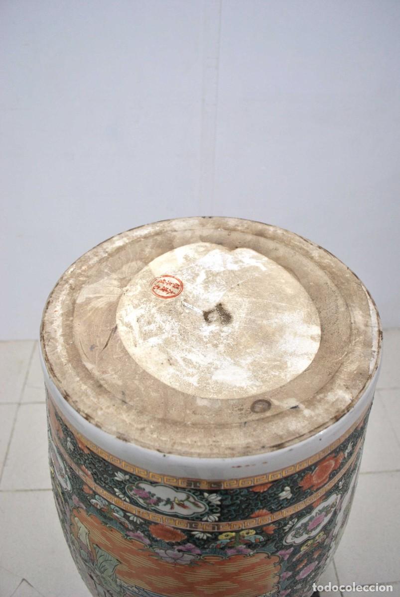 Antig&uuml;edades: GRAN JARR&Oacute;N CHINO CON SOPORTE DE MADERA - Foto 13