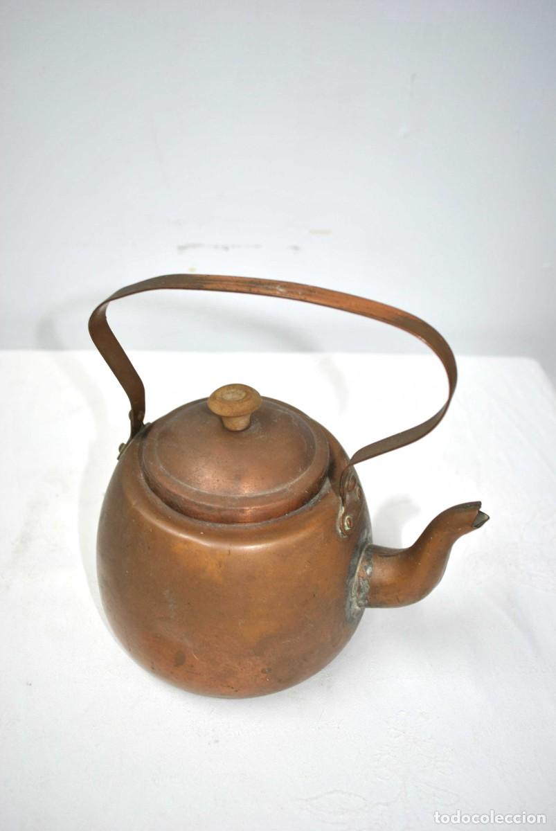 Antig&uuml;edades: TETERA ANTIGUA DE COBRE - Foto 2