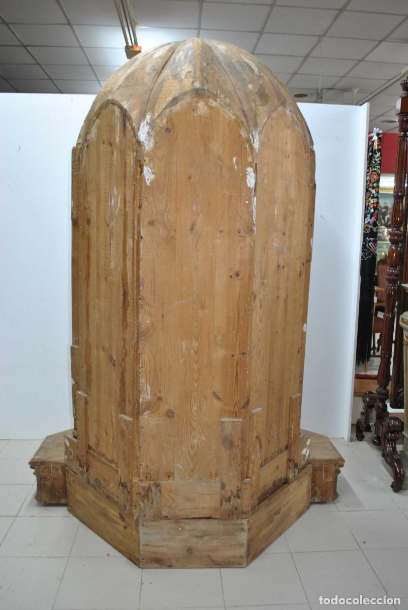 Antig&uuml;edades: CAPILLA ANTIGUA RETABLO TIPO ALTAR EN PAN DE ORO - Foto 12