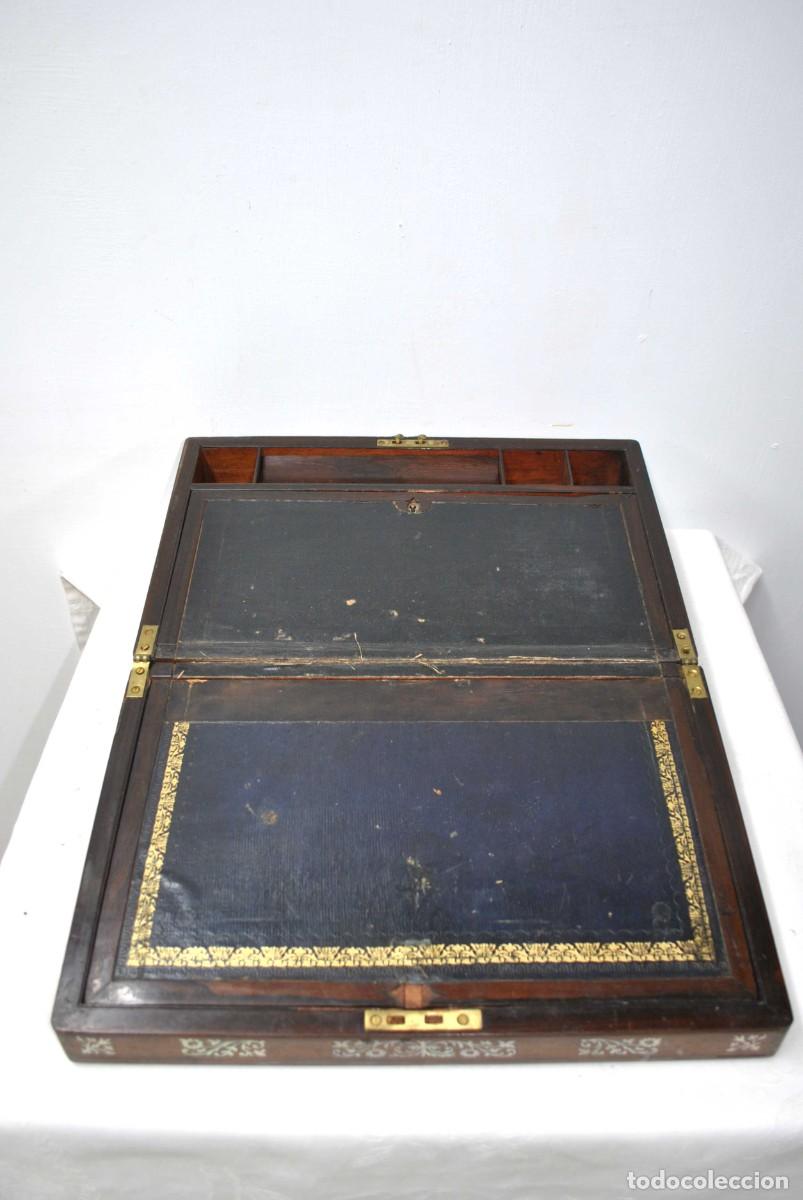 Antig&uuml;edades: CAJA ANTIGUA ESCRITORIO DE BARCO - Foto 5