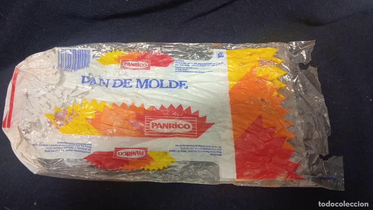 Antig&uuml;edades: Antiguo envoltorio pan de molde Panrico a&ntilde;os 80.